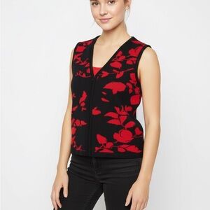 D’Allaird’s Canadian Designer Vintage V-Neck Sweater Vest sime Medium Petites